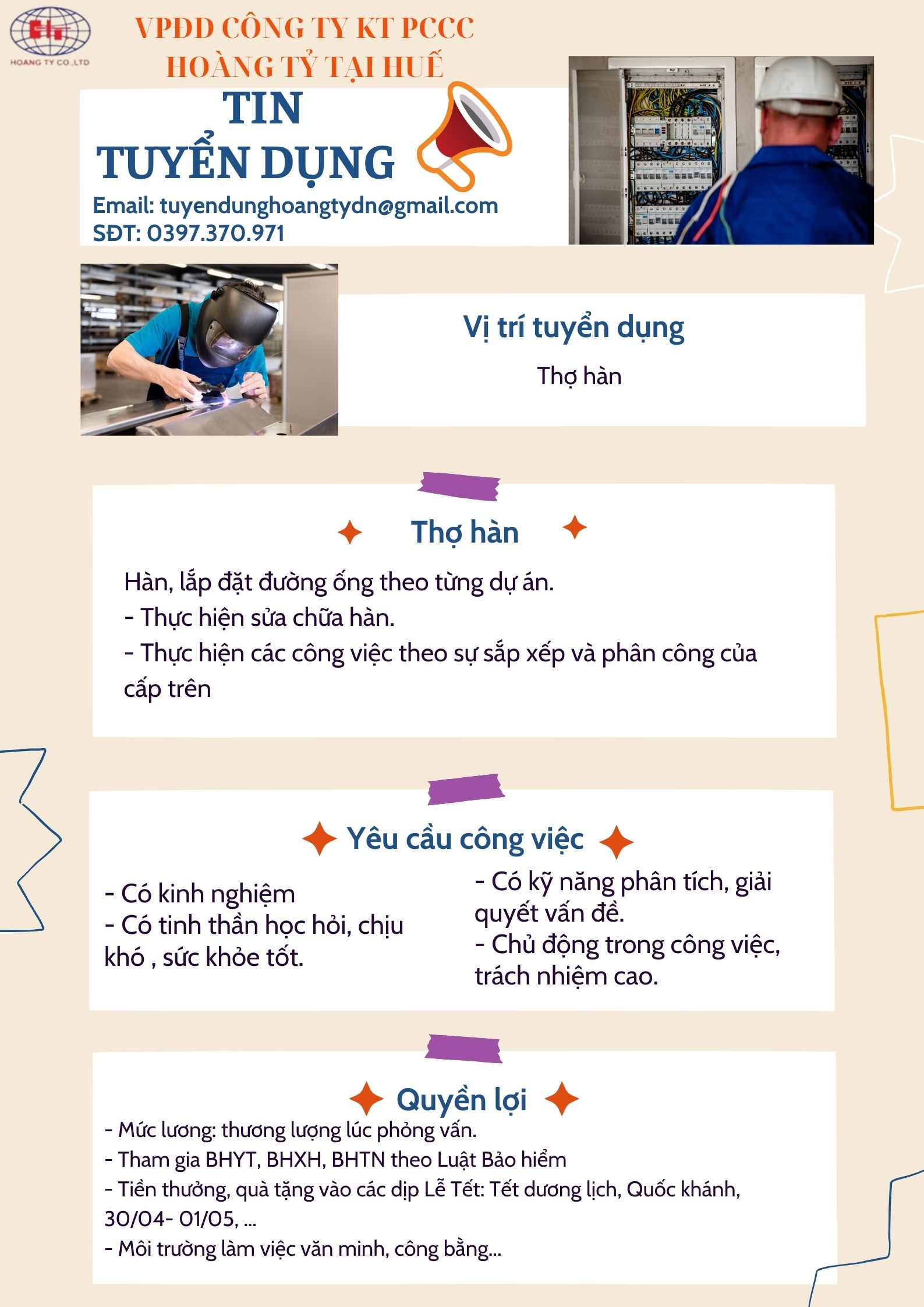lĩnh vực hoạt động
